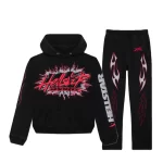 Hellstar Brand Future Flame Black Tracksuit