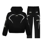 Hellstar Brand Sports Jet Black Tracksuit