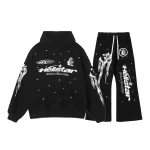 Hellstar Brand Studios Records Black Tracksuit