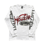 Hellstar Brand Long Sleeve White Shirt