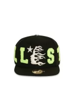 Hellstar Brand Black Fitted OG Patch Hat