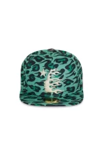 Hellstar Brand Fitted Cheetah Print Hat