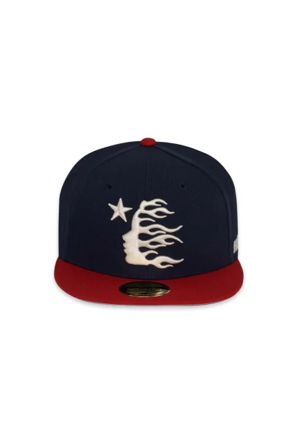 Hellstar Merch Blue Fitted Baseball Hat