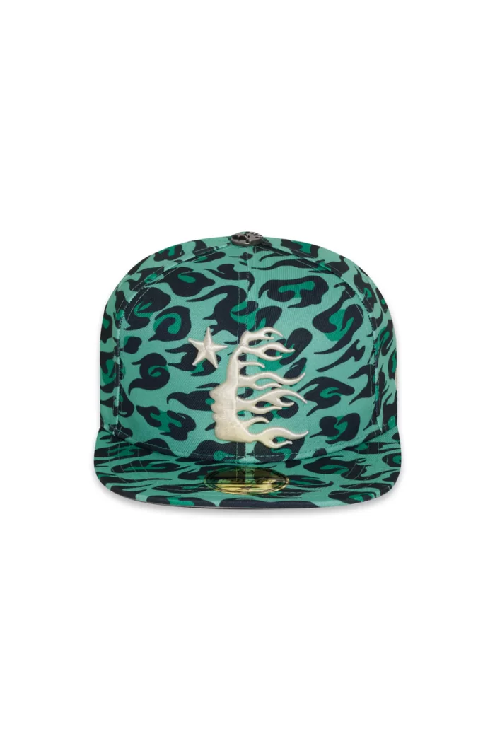 Hellstar Merch Fitted Cheetah Print Buy Hat