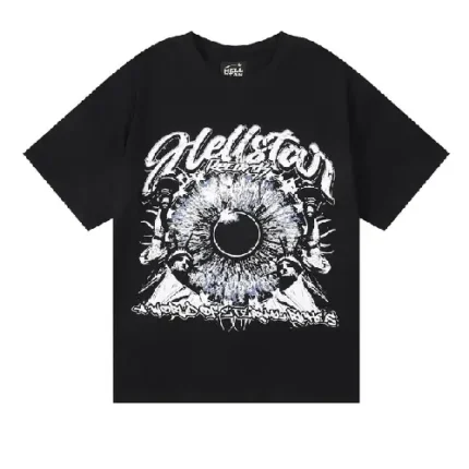 Hellstar Merch American Eyeball Black T-Shirt